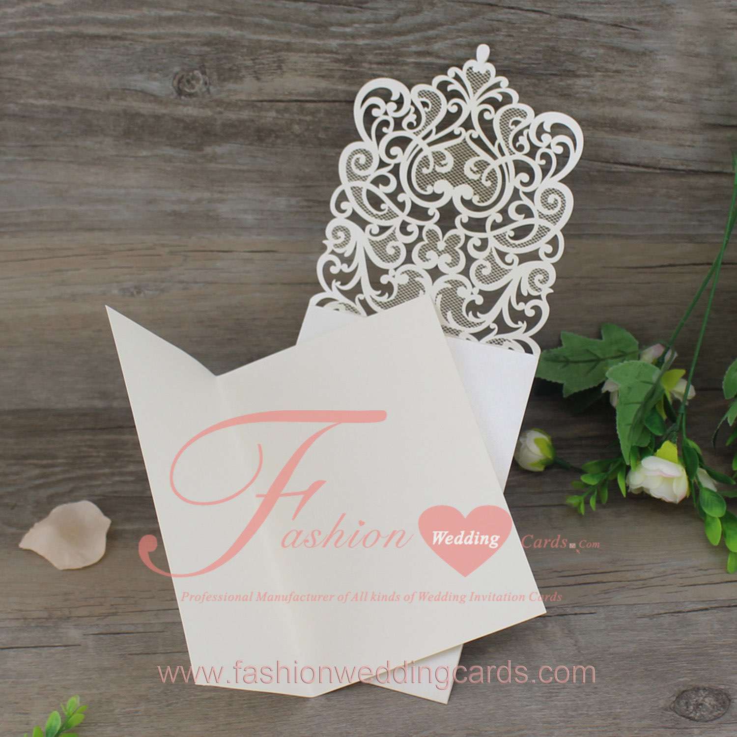 Cheap Luxury Laser Cut Wedding Invitations UK